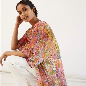 Anthropologie shimmer kimono